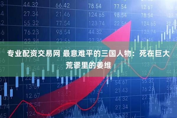 专业配资交易网 最意难平的三国人物：死在巨大荒谬里的姜维